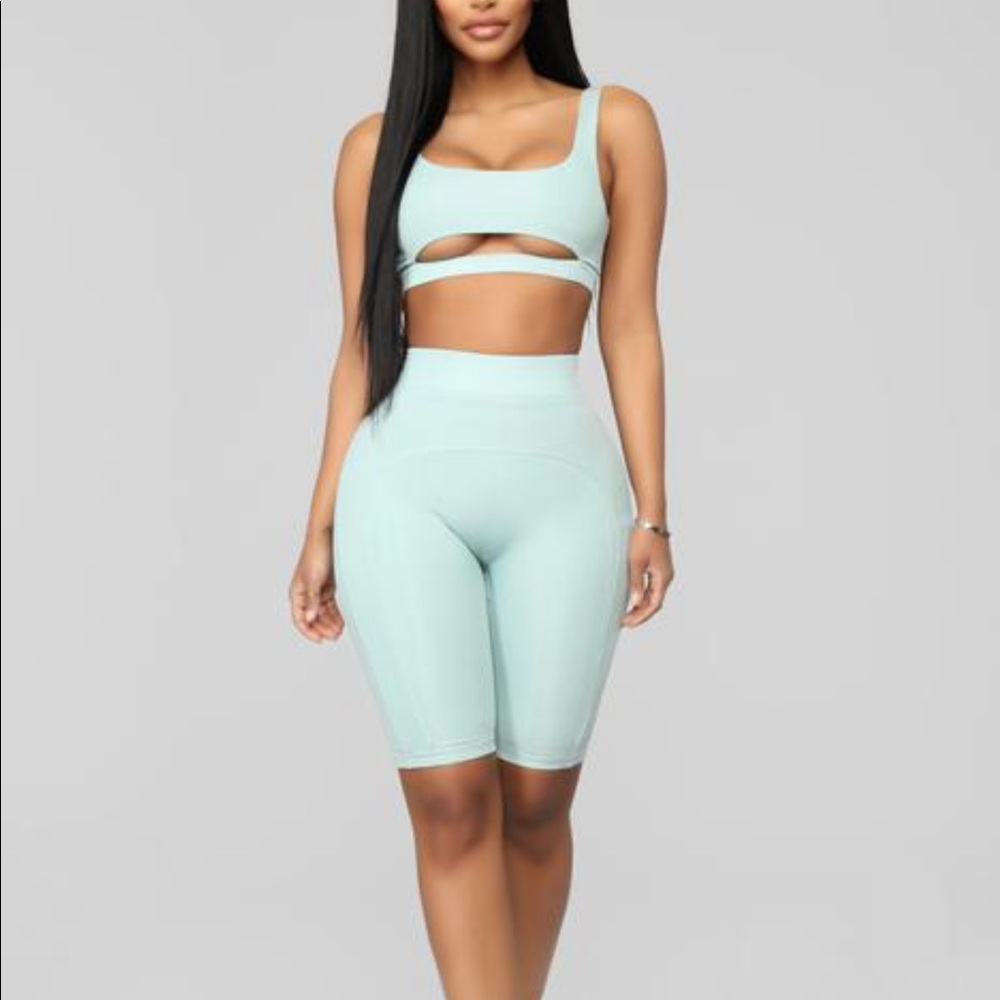 Biker short set